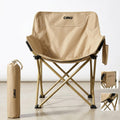 coku Foldable Camping Chair for Adults | Lightweight Portable Outdoor Chair with Side Pocket & Carry Bag | Carbon Steel Frame, 120kg Capacity | 600D Oxford Fabric for Camping, Beach & Travel