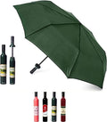 coku Wine Bottle Shape Umbrella, Umbrellas for Rain- Portable and Compact Umbrella for Travel, Waterproof and Windproof Umbrella, Fun Gift, UV Blocker (Multi-Color)