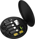 5 in 1 Fast Charging Data Cable Kit for Type C, Apple & Android Smarphones