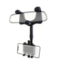 Car Rearview Phone Holder 360° Rotatable and Retractable Adjustable Phone Stand for Car Compatible with All Mobile Phones