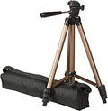 Tripod Stand 55 Inch Pan Tilt Rotate with 2 in 1 Heavy Mobile Holder & Carry Bag