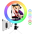12-inch RGB RingLights with Mobile Phone Holder for Video Making