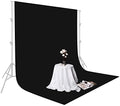 Photography Backdrop Background Cloth 8x12 (Black)