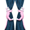 2 pcs Monkey Shape Curtain Tiebacks Soft Plush Toy Curtain Tiebacks Holder Clip