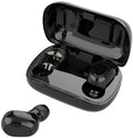 TWS Wireless Earphones Bluetooth V5.0 Headphones Mini Stereo Earbuds With Charging Box (Black)