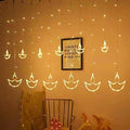 12 Diyas LED String Light Warm White (6+6 Diyas)