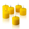 Votive Candles - Box of 12 Unscented Candles - 10 Hour Burn Time